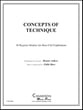 CONCEPTS OF EUPHONIUM TECHNIQUE EUPHONIUM / BARITONE BC METHOD P.O.D. cover